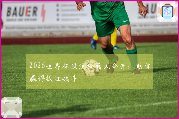 2026世界杯投注秘籍大公开，助你赢得投注战斗